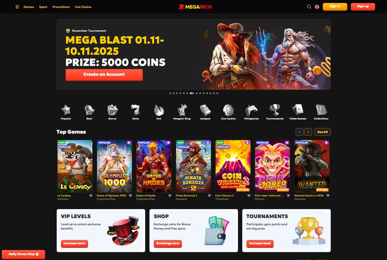 megarich casino